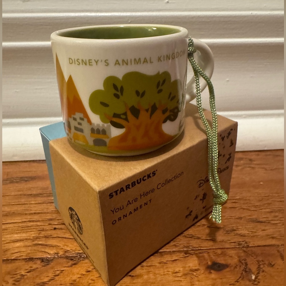 Starbucks You Are Here series 1
Disney World Animal Kingdom mini mug ornament